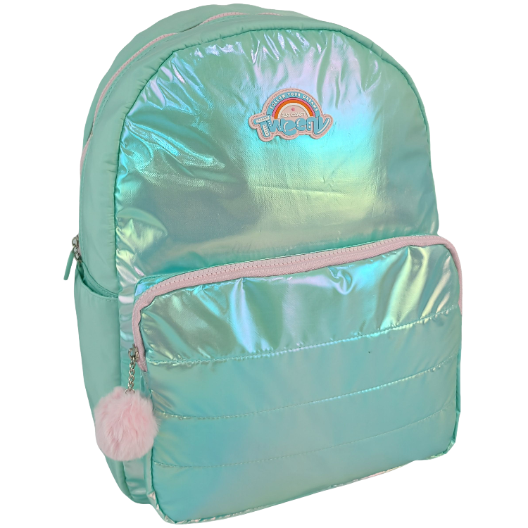 MOCHILA TWEENY POLIESTER VERDE BRILLANTE