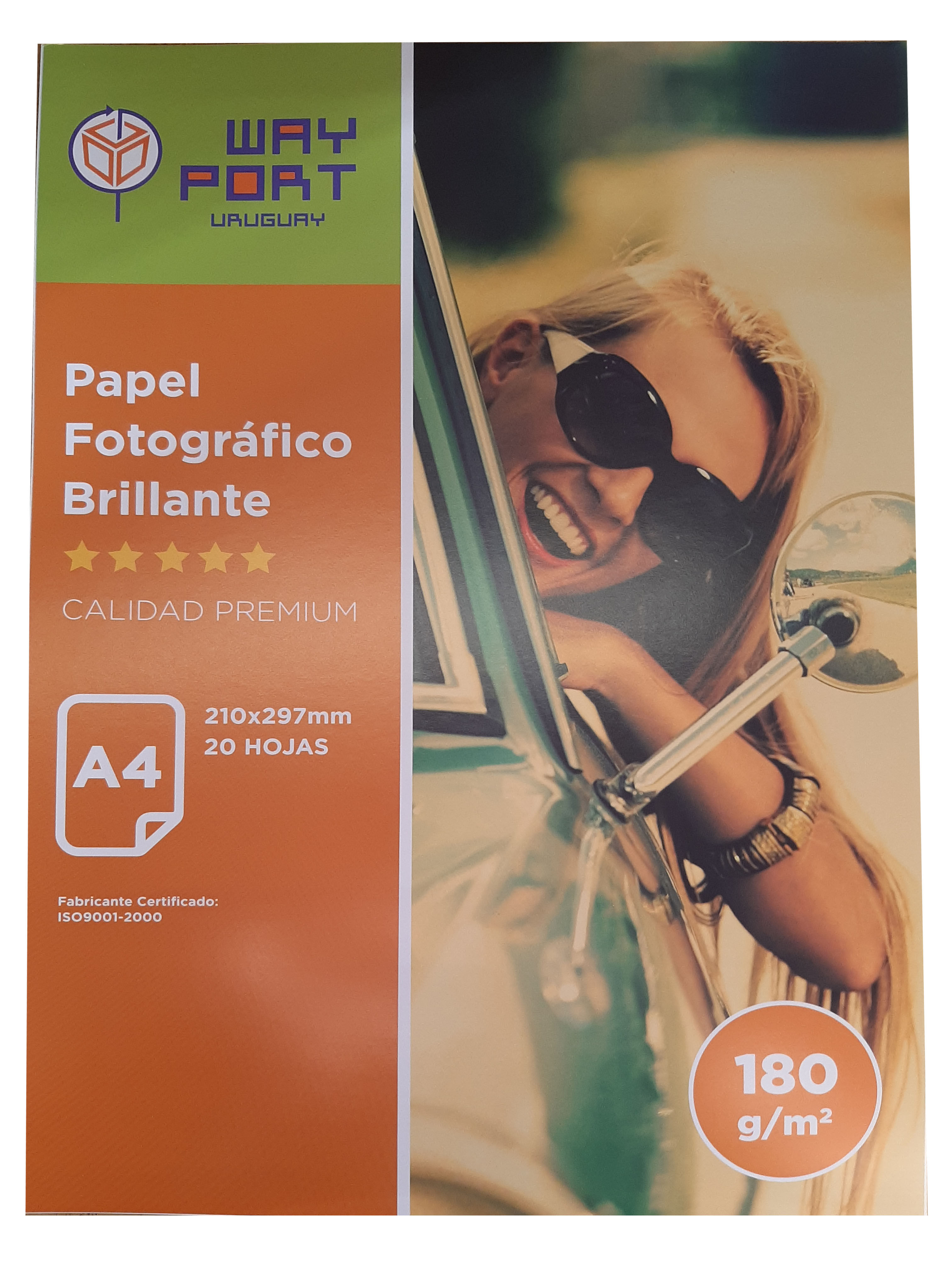 PAPEL FOTOGRÁFICO WAYPORT TINTAS DYE 180 GR A4