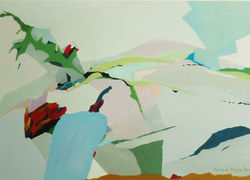 Bevroren bloei.100x120cm