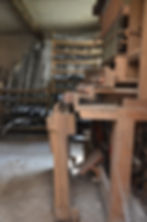 Console frame and draw knobs