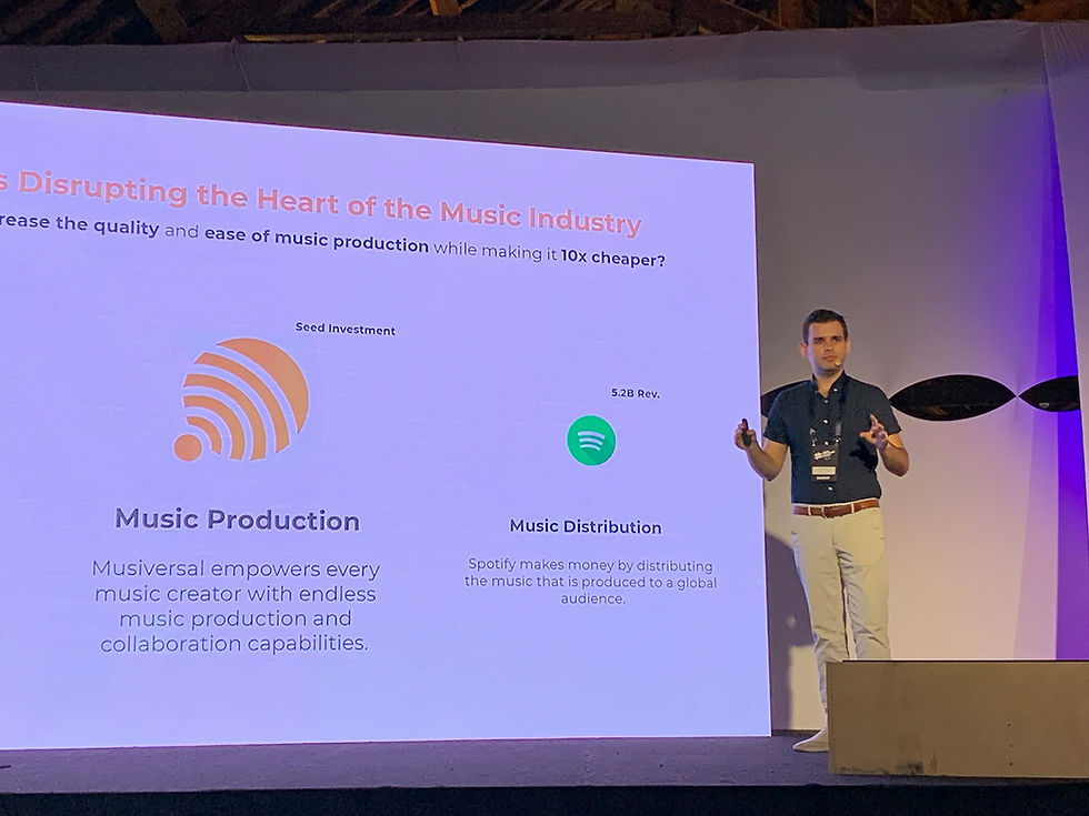 Musiversal wins top startup award at Lisbon investment summit 2019