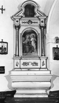 Ołtarz boczny p.w. Świętej Anny