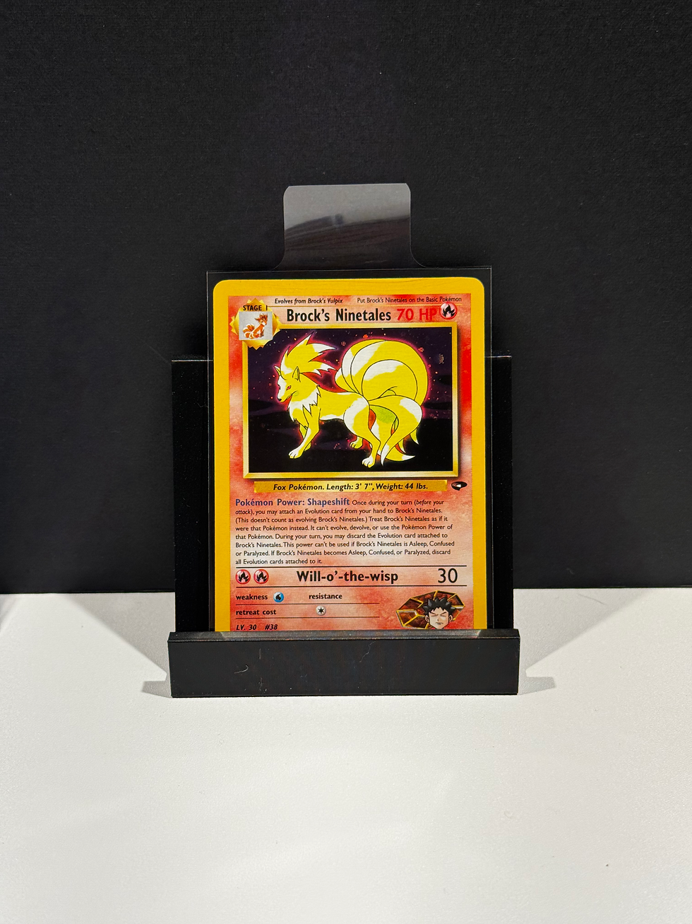 Brock's Ninetales - Gym Challenge Holo 