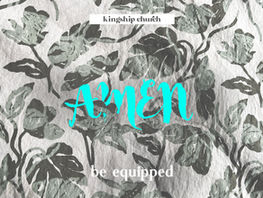vine surrounding the word "Amen"