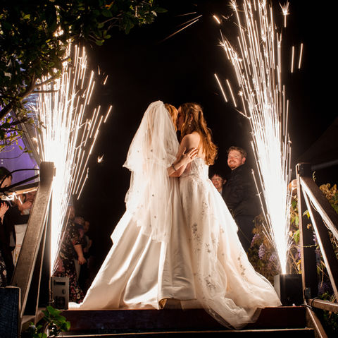 Wedding - Sparkler Canon Gold Coast - Spark machine - Indoor Fireworks - 