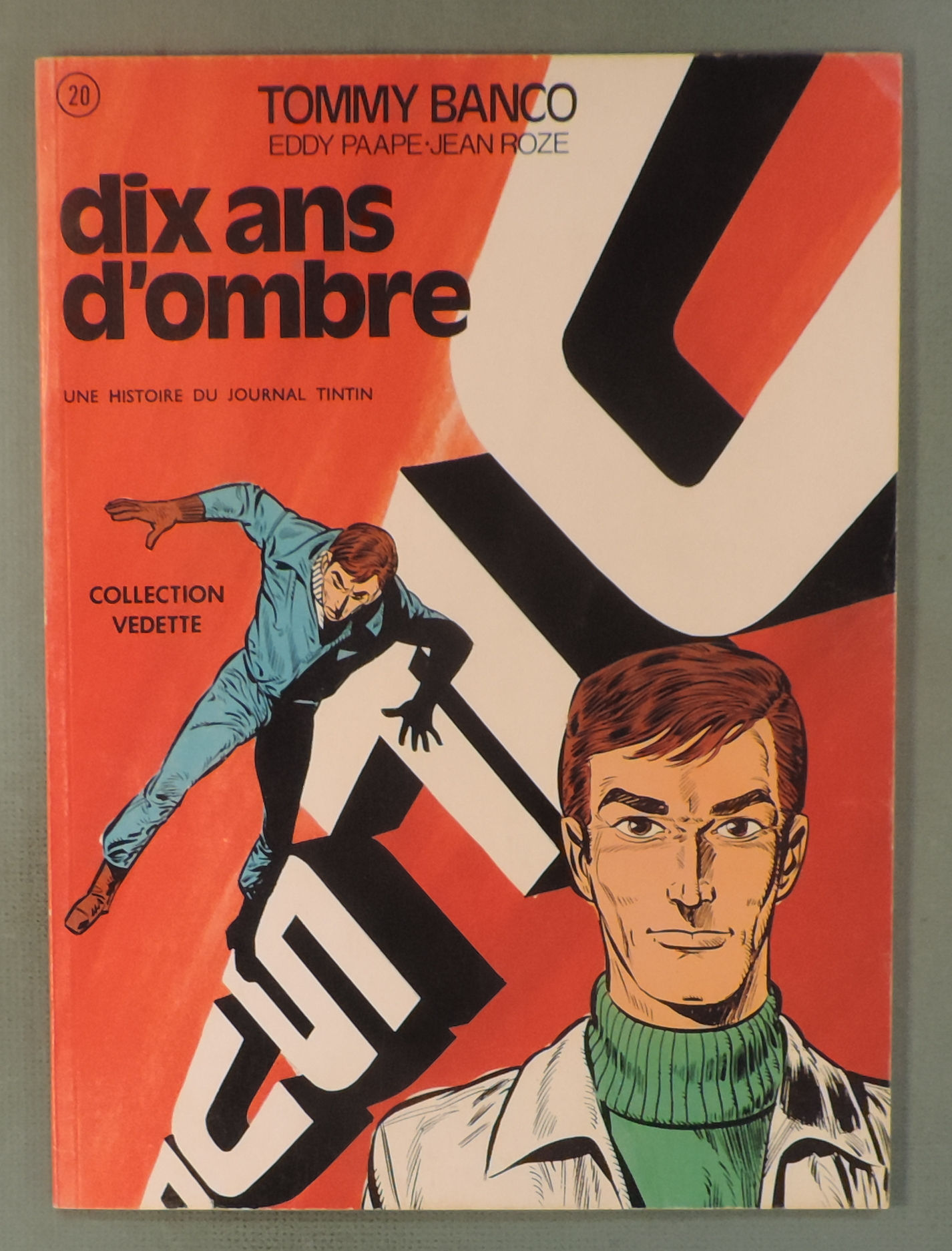 Vedette 20 Tommy Banco Dix ans d'ombre Paape 1973 Dargaud