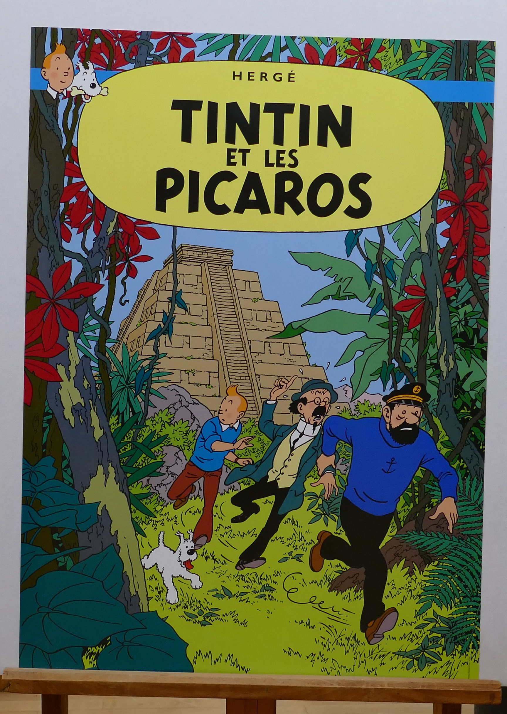 Tintin 23 et les Picaros Couverture Herge