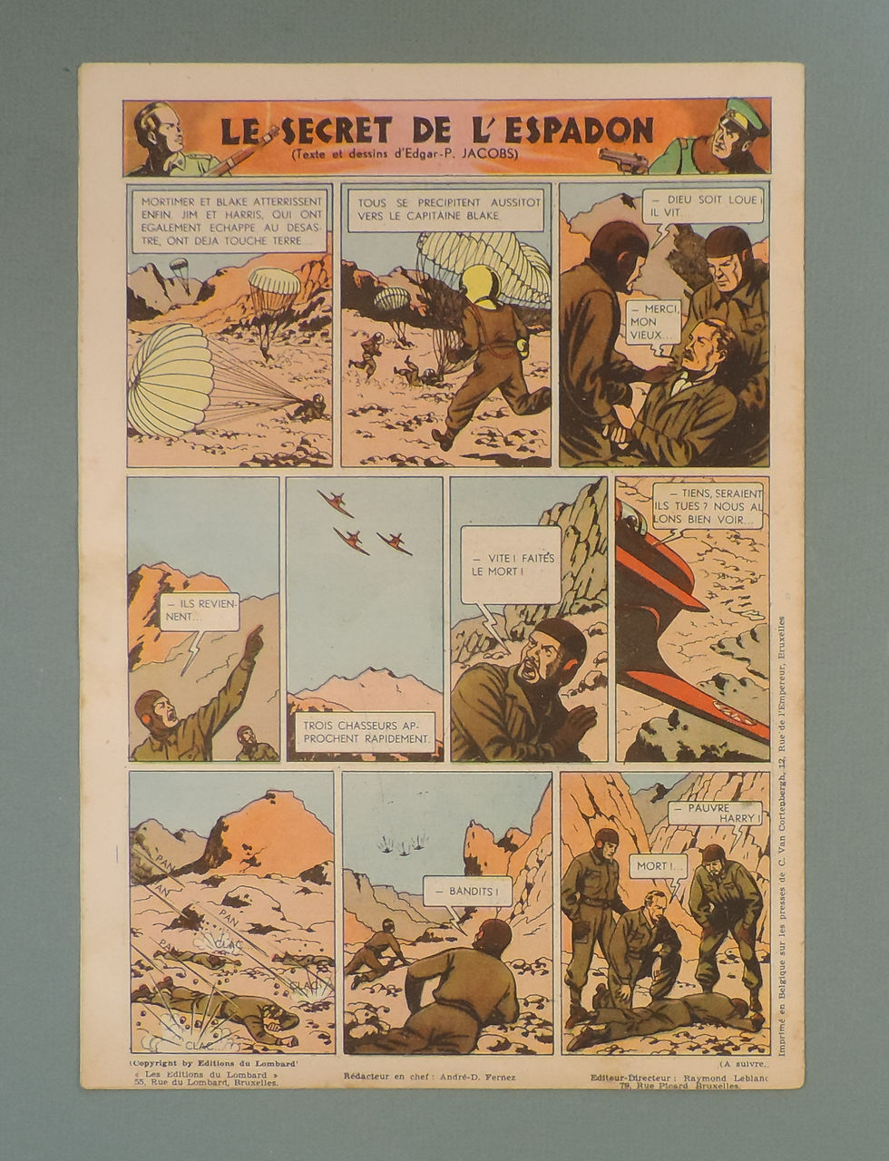 Miniature : Tintin 1947 n°6  couverture de CUVELIER TTBE très rare dans cet état