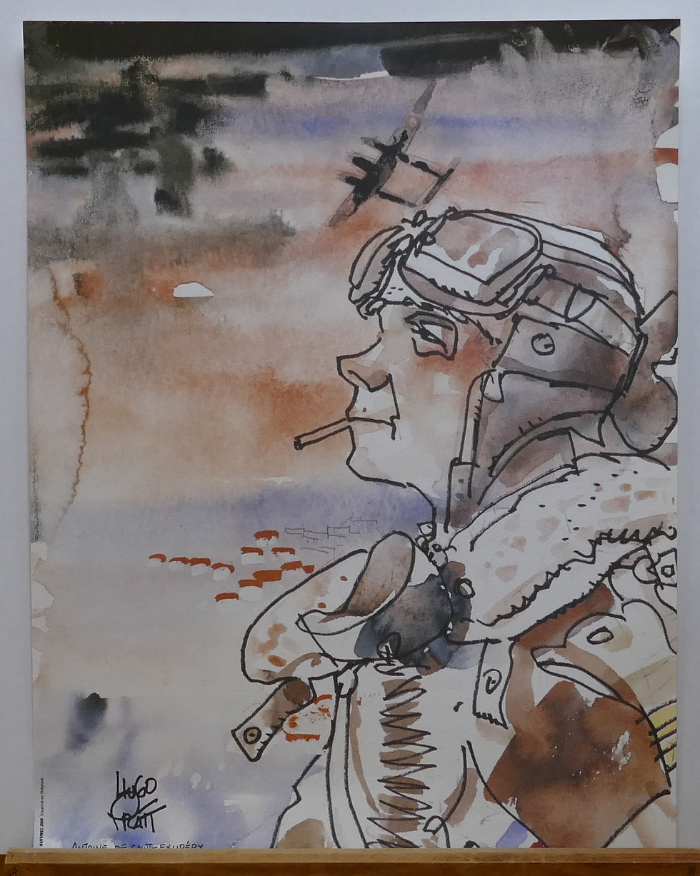 Pratt Hommage à St Exupery poster