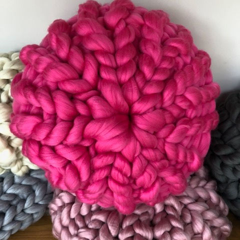 Thumbnail: Giant Pouffe Knitting - 23rd Nov
