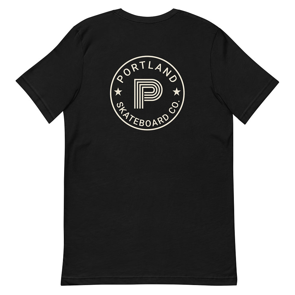 Thumbnail: P503 Black Tee with Tan Logo