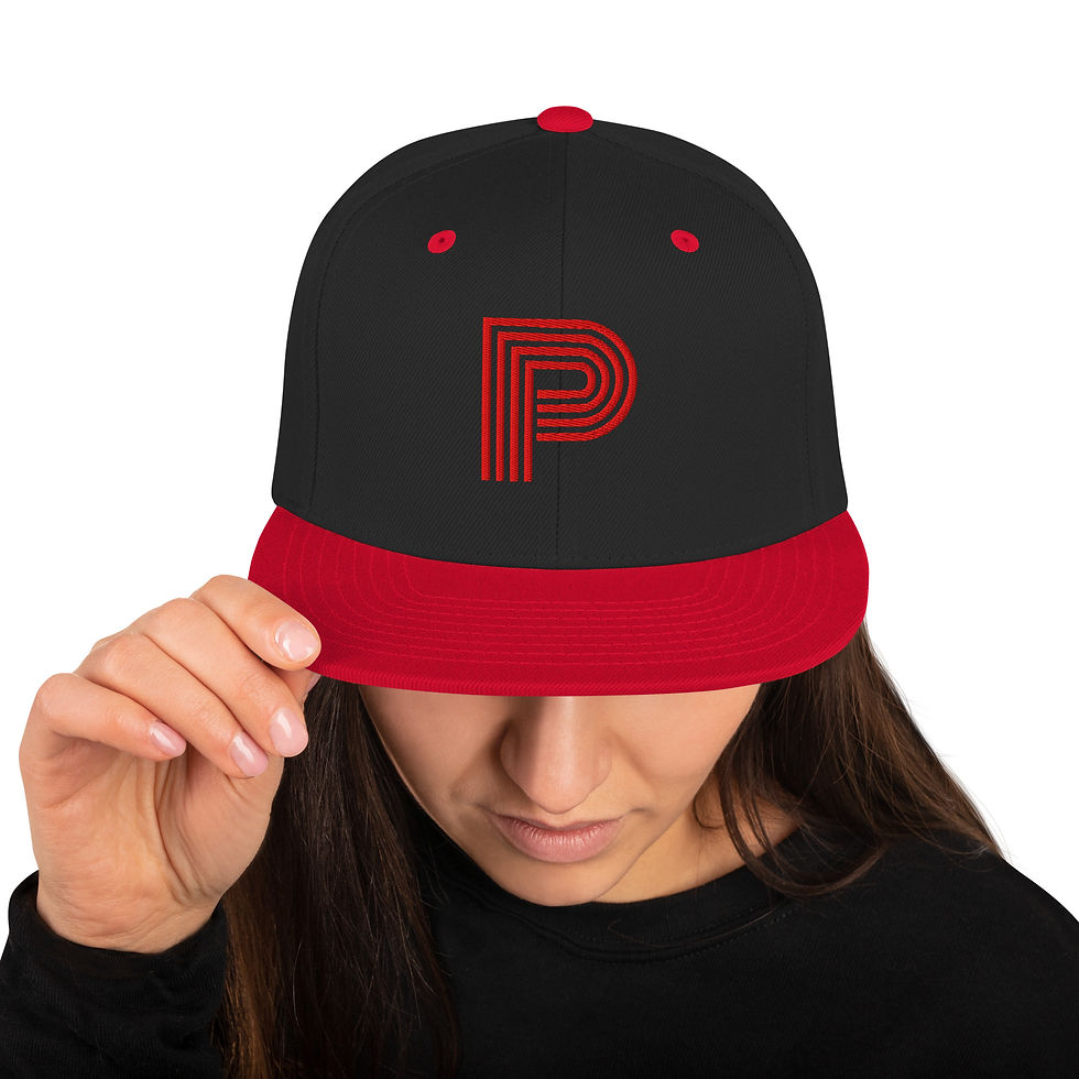 Thumbnail: Snapback Red P/ Black Red mix