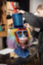 Bau der Affen-Maske für Masked Singer in der Maskenwerkstatt