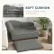 Thumbnail: PawHut Pet Sofa Dog Sofa for Small Dogs with Storage, Gray