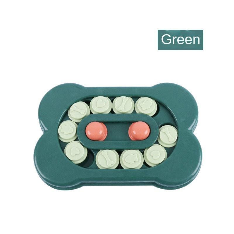 Thumbnail: Interactive Slow Feeder Dog Bowl - Puzzle Toy for Pets