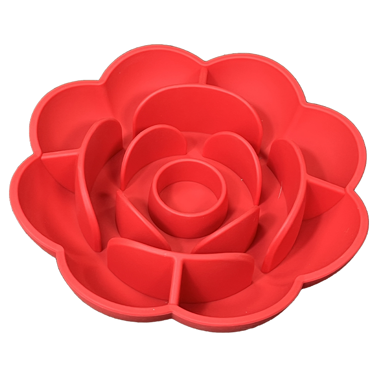 Thumbnail: Flower Silicone Dog Bowl 