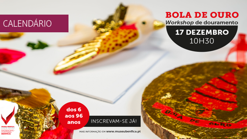 Museu Benfica - Cosme Damião dinamiza workshop de douramento