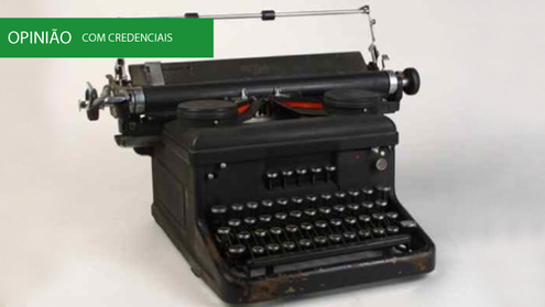 A propósito de secretárias e máquinas de escrever