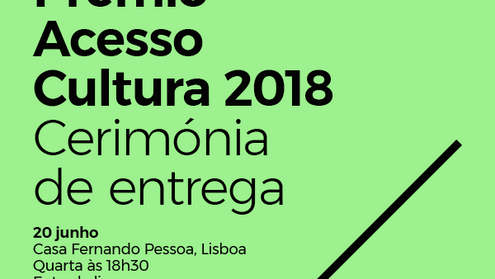 Prémios Acesso Cultura 2018