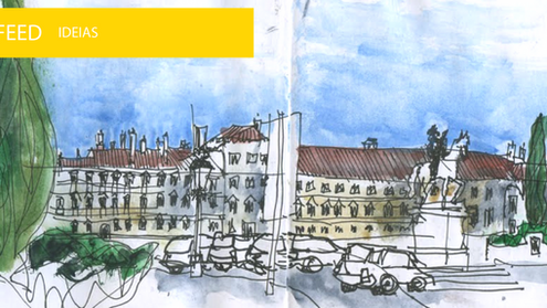 Vila Viçosa recebe urban sketchers