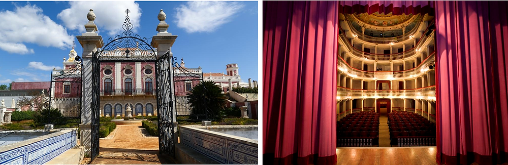 Palácio de Estoi e Teatro Lethes.