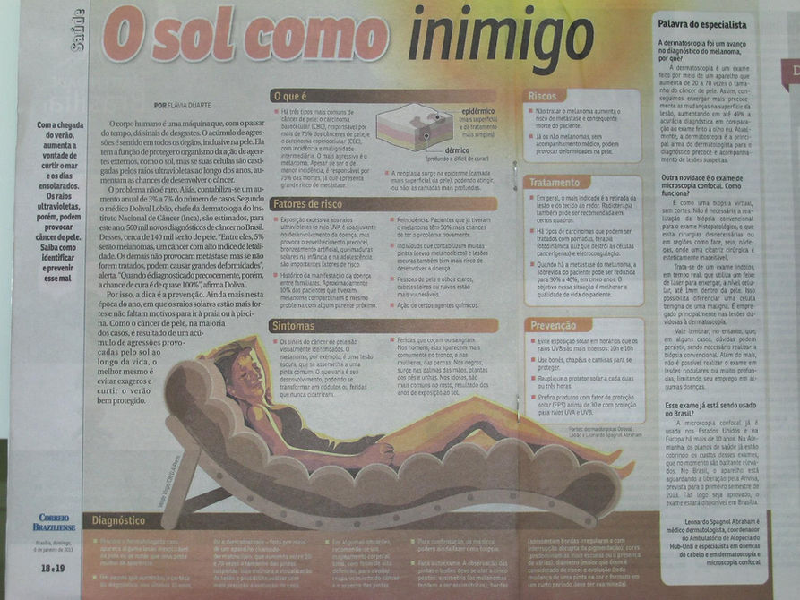 Prevenção do câncer de pele (melanoma)