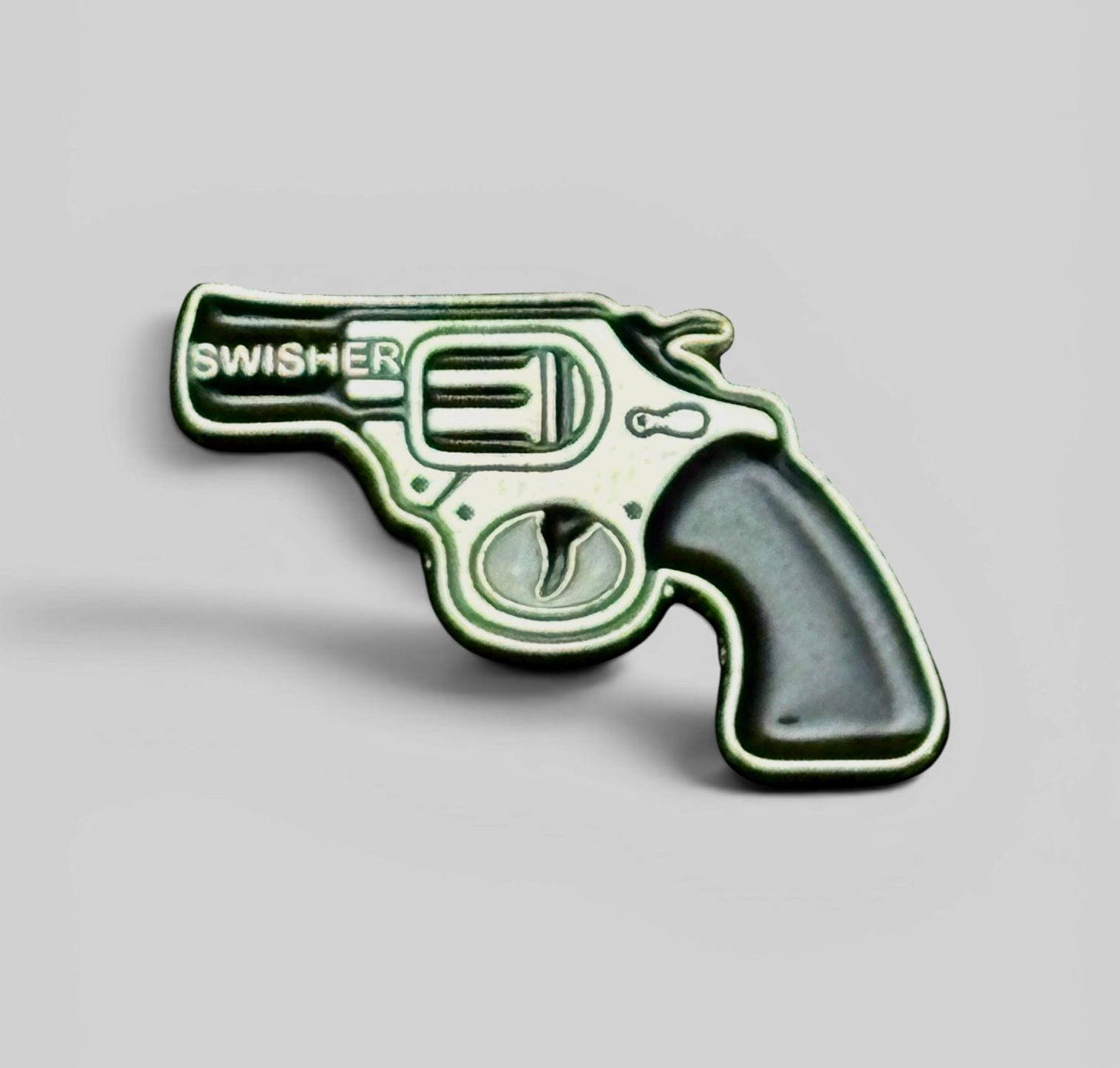 Snub-Nose Swisher Revolver  pin 