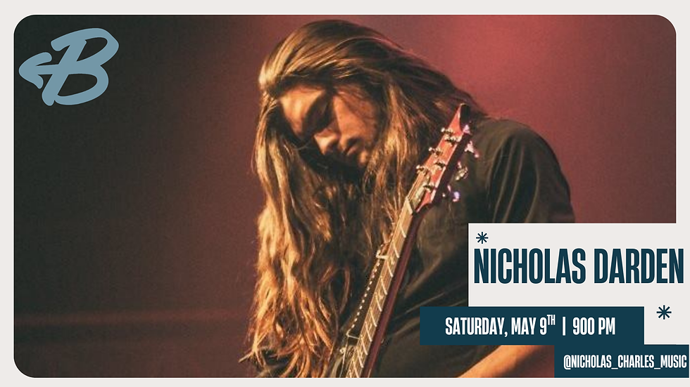 Live Music: Nicholas Darden