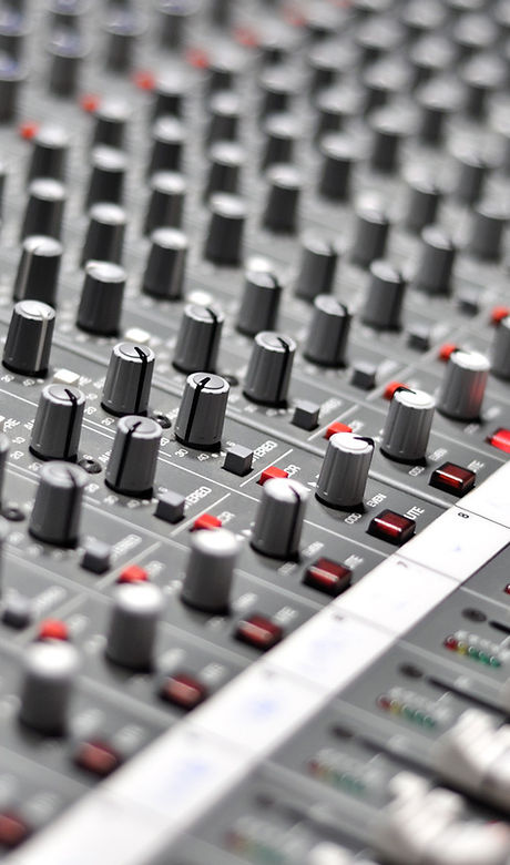 Audio Mixing Pult