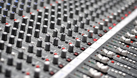 Audio Mixing Pult