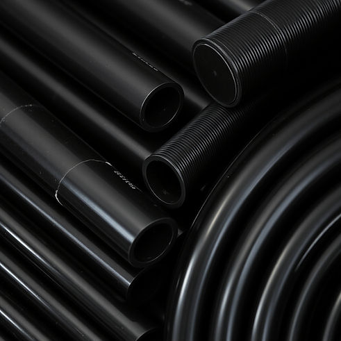 small black polyethylene tube rolls.jpg