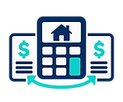 Mortgage budget calculator icon