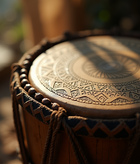 A-close-up-of-a-shamanic-drum-with-intricate-patterns-under-soft-natural-lighting.png