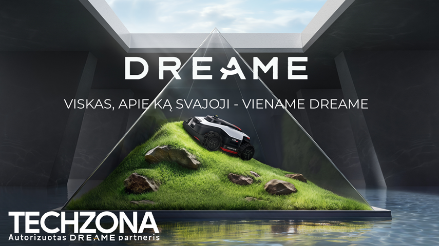 Innovations in your yard, perfect cleanliness at home: TECHZONA.LT Wire-Free robotic mowers and smar