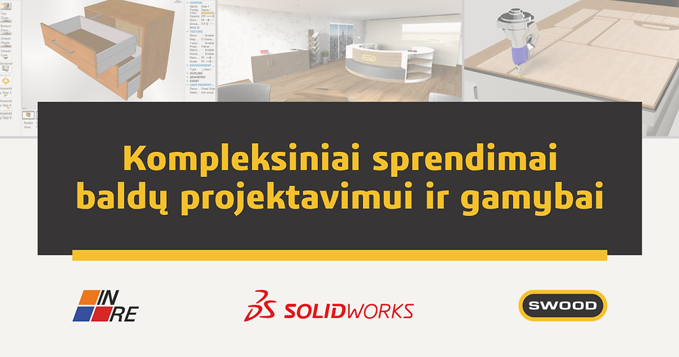 SEMINARAS. Kompleksiniai sprendimai baldų projektavimui ir gamybai
