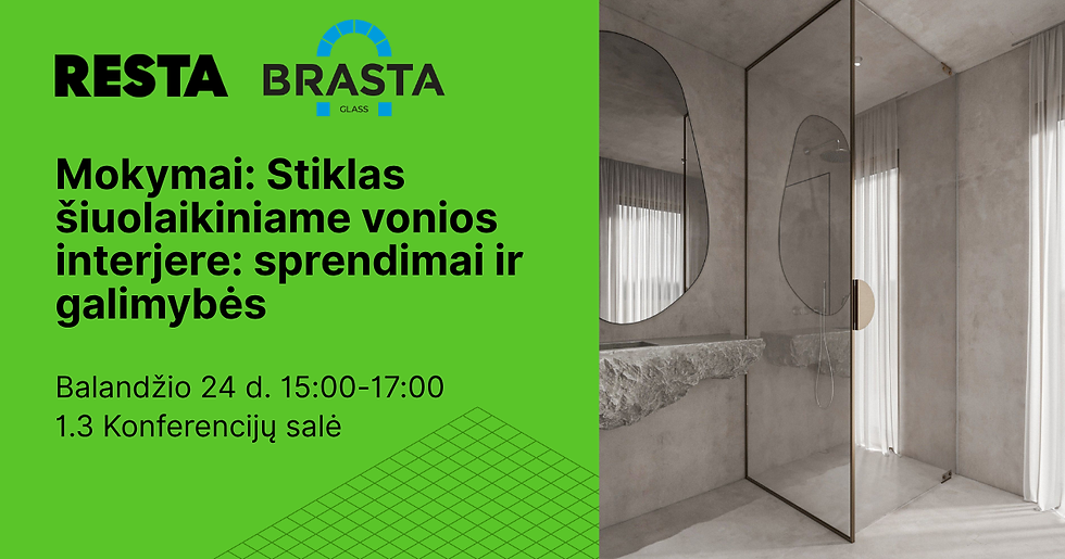 Mokymai: Stiklas šiuolaikiniame vonios interjere: sprendimai ir galimybės