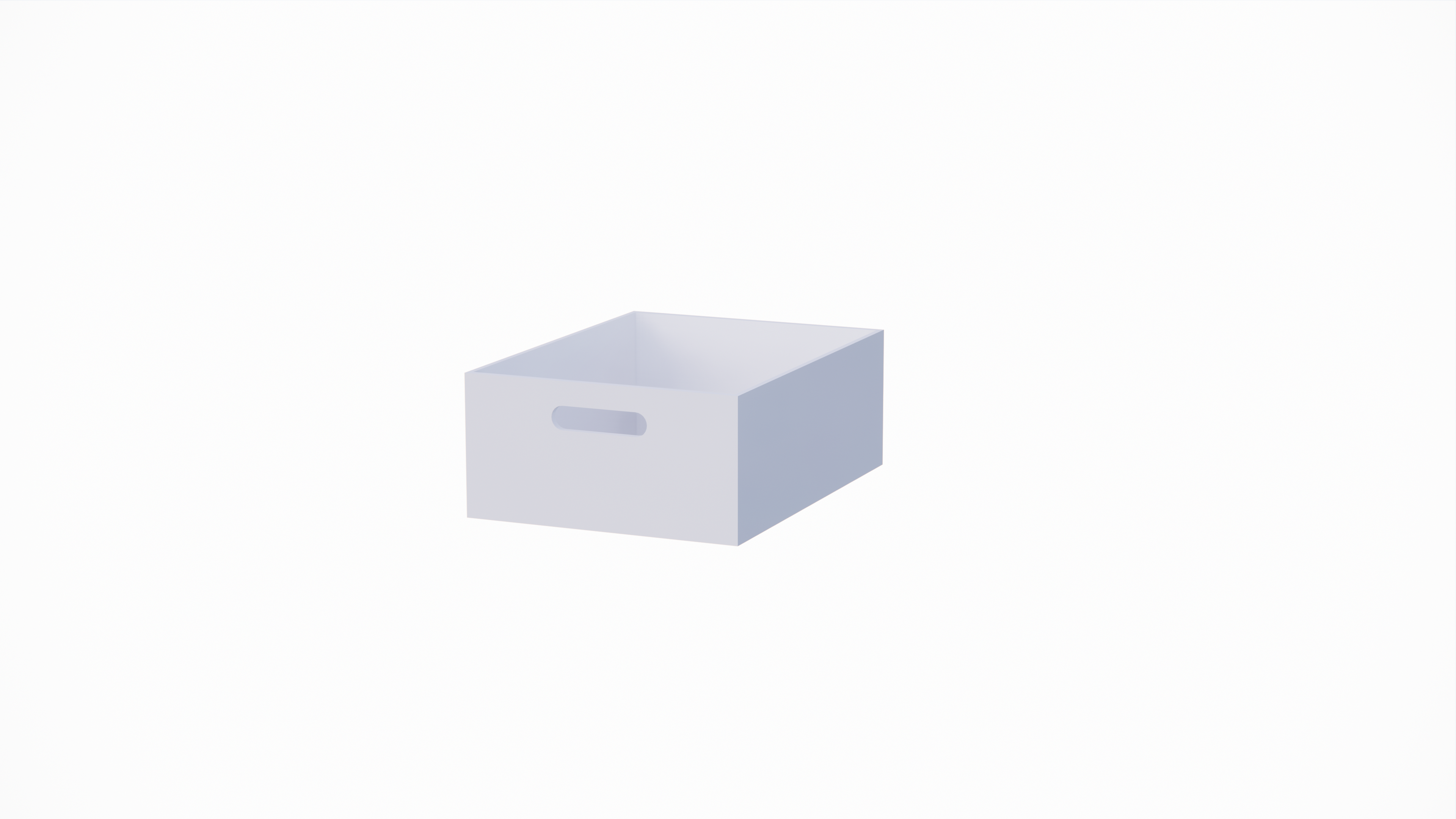 Medium Storage Box - White