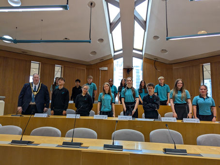 Schools visit County Hall for Democracy Event