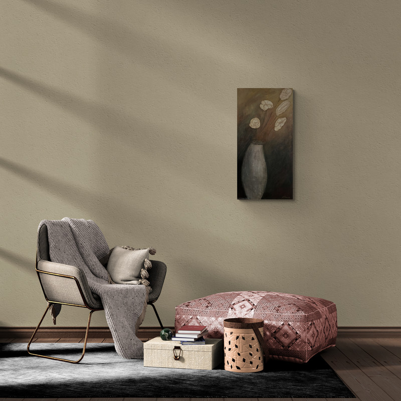 Peinture abstraite "Élan" réalisé en acrylique par l'artiste peintre québécois André Cimon