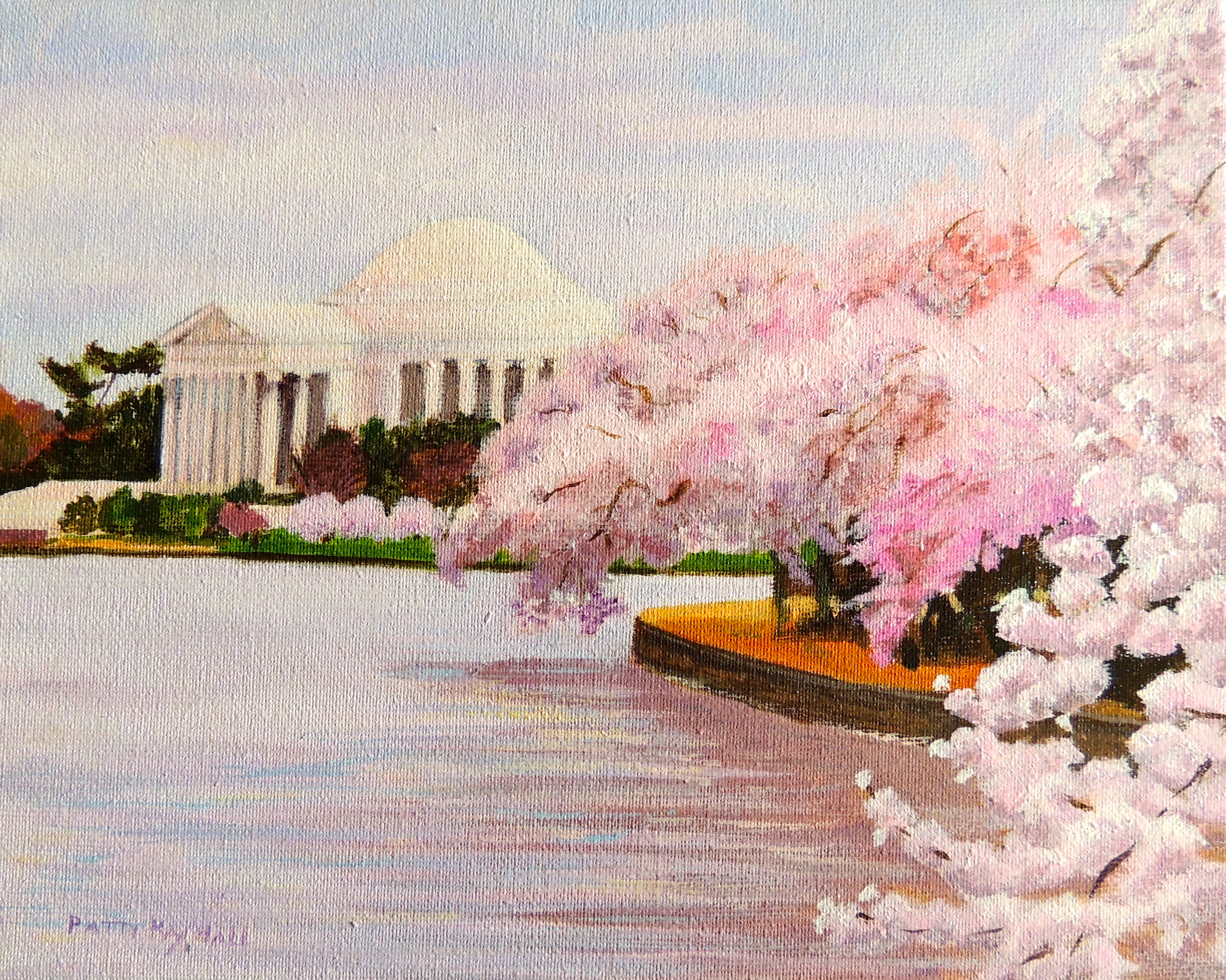 Jefferson Memorial Cherry Blossoms