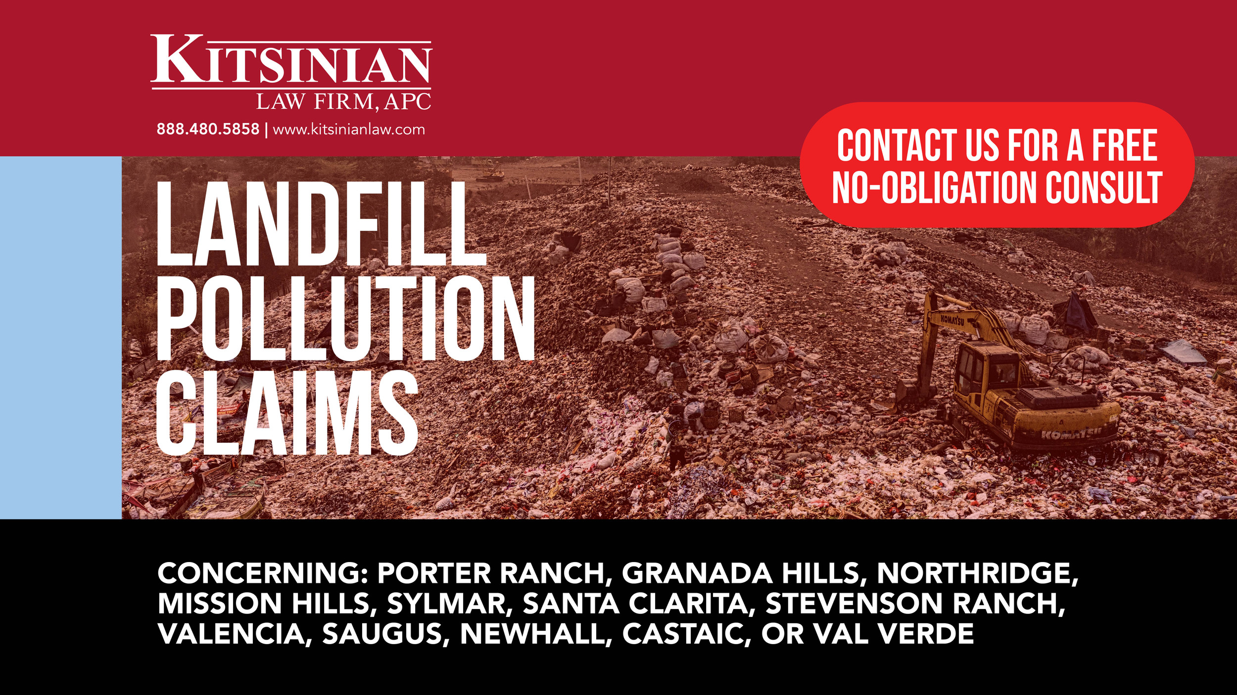 Kitsinian Law Firm, APC Los Angeles County Landfill Pollution Lawsuit