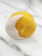 Thumbnail: Imperfect: Sun & Moon beeswax candle