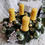 Miniature : Christmas snowflake beeswax candle