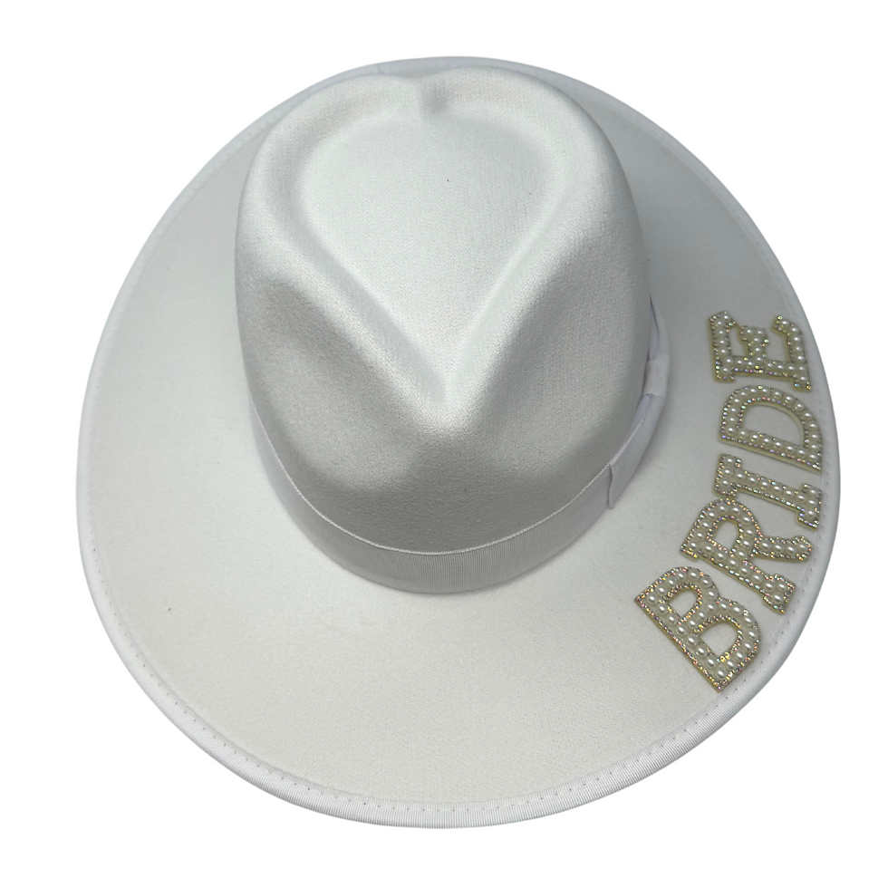 Thumbnail: Heart Crown Bride Cowboy Hat
