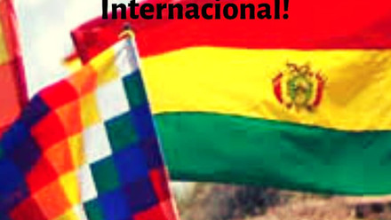 CONTRA EL GOLPE EN BOLIVIA