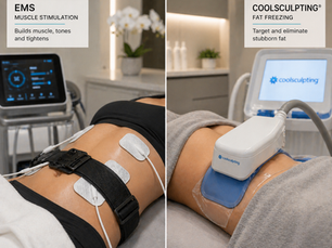 EMS vs CoolSculpting body contouring comparison