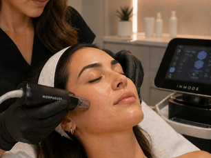 Morpheus8 RF microneedling treatment for skin tightening