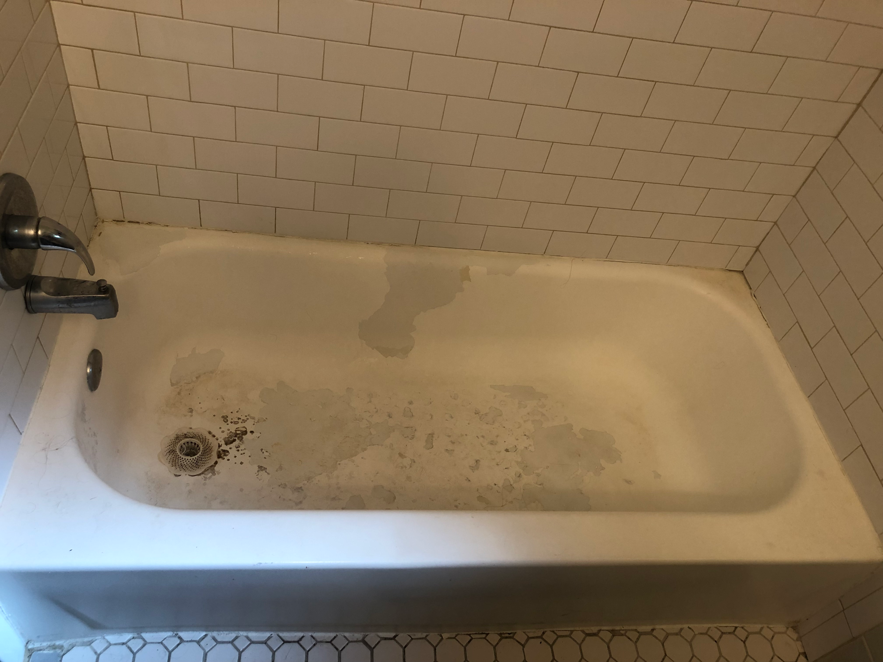 Damaged Bathtub