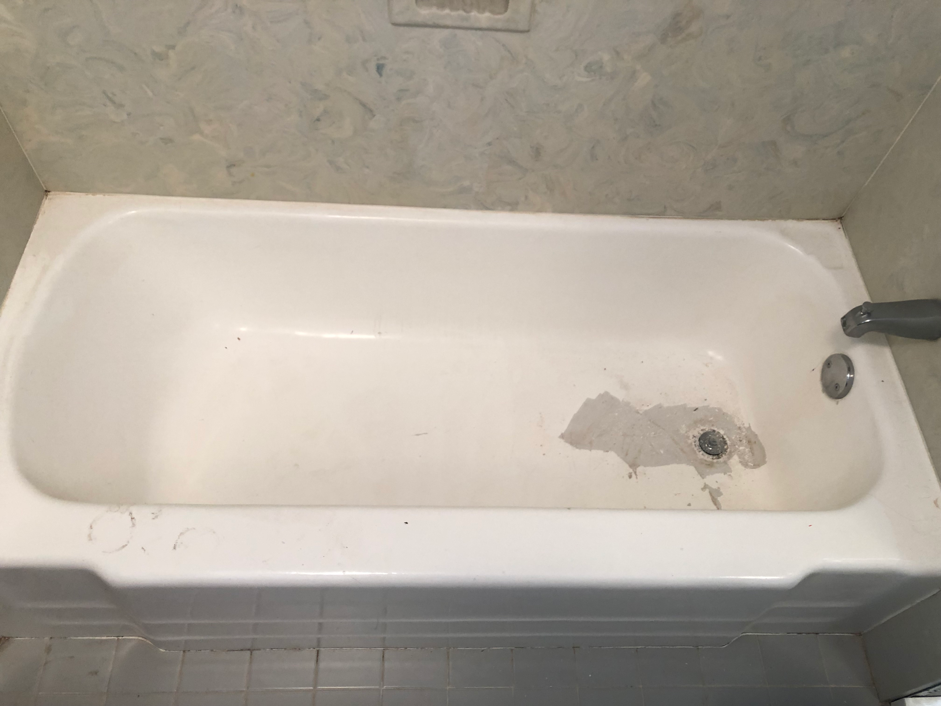 Damaged Bathtub
