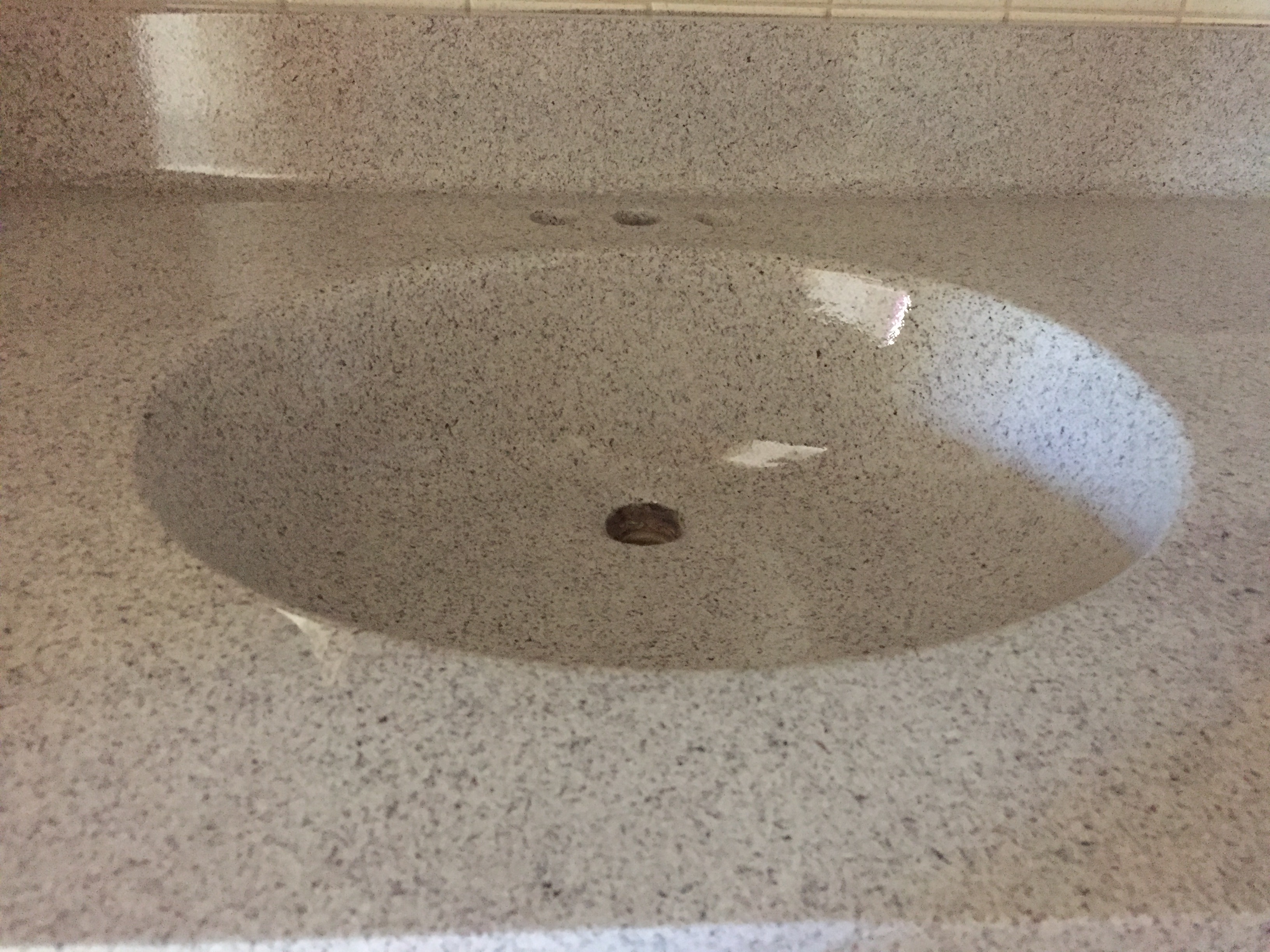 Refinish bathroom sink